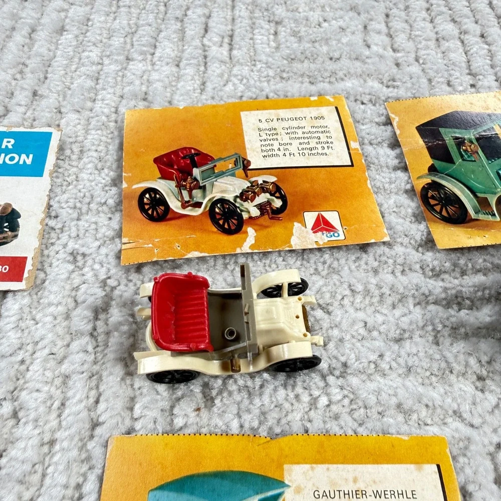 Citgo Classic Car Collection Vintage Toy Models Set of 10 with Info Cards Multi